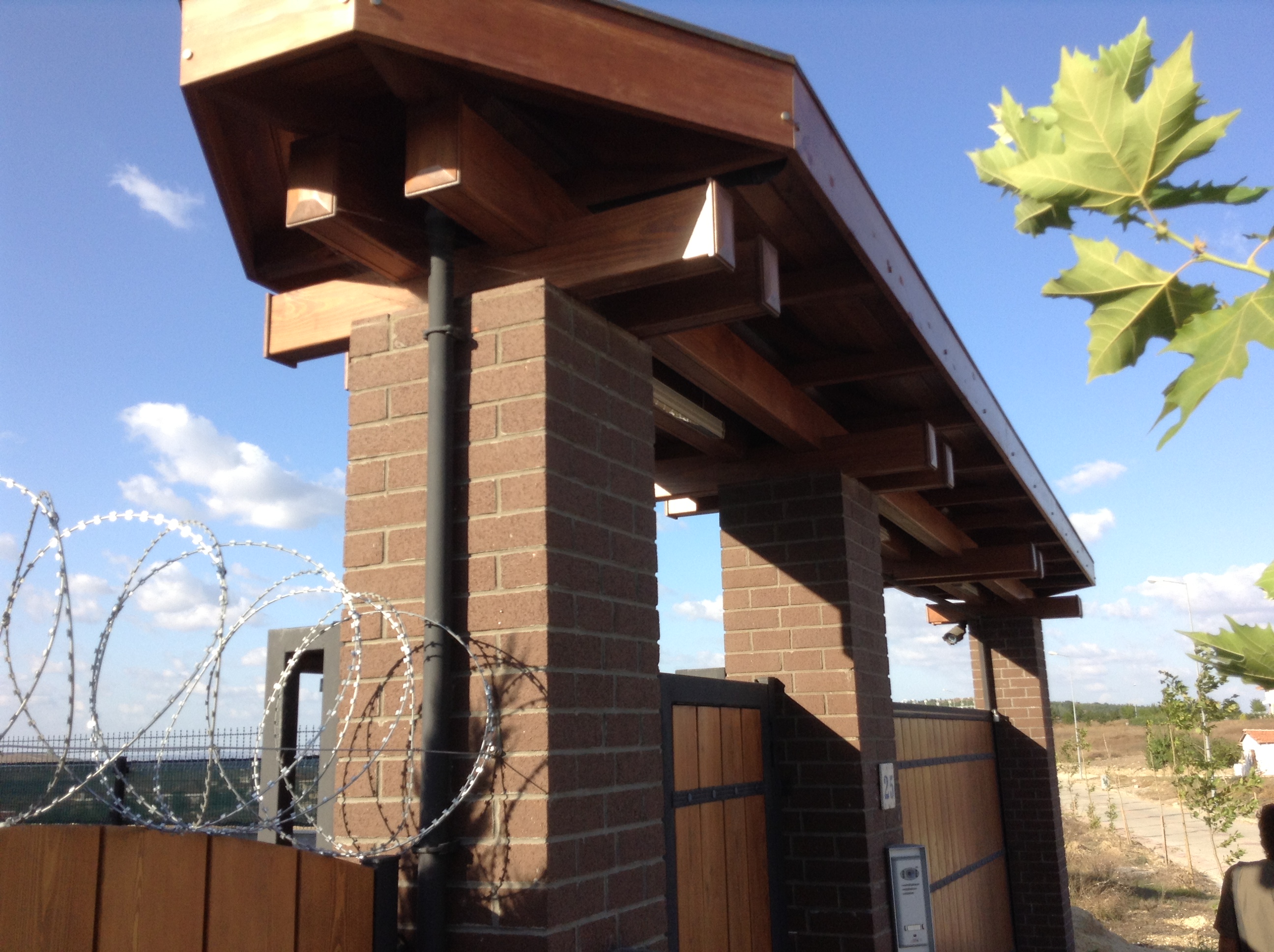 Ahşap Giriş Kemeri